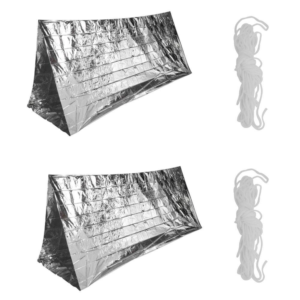 2 шт. Прочные светоотражающие  – обзор и цена Survival Blanket Reflective